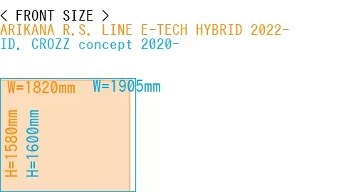 #ARIKANA R.S. LINE E-TECH HYBRID 2022- + ID. CROZZ concept 2020-
